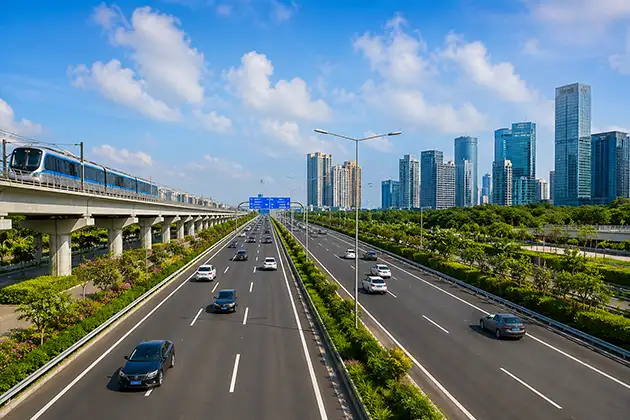 Kamdhenu Business District Koparkhairane Connectivity